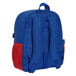 Mochila Escolar F.C. Barcelona Azul Granate 32 X 38 X 12 cm