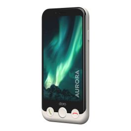 Doro Aurora A10 Teléfono Móvil 4.5" 4G 4GB RAM 64GB Almacenamiento Bone. Smartphone para Mayores con Botón SOS y Interfaz Simplificada