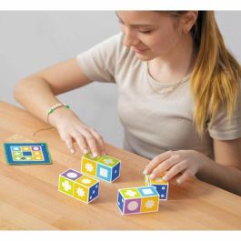 Asmodee Desbloquear Junior - Juego de Puzles Lógicos para Niños 4+ años, 40 Desafíos Progresivos con 4 Niveles de Dificultad