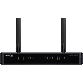 LANCOM 1800VAW Router/Módem DSL WiFi Doble Banda (2.4/5 GHz) Negro con 5 Puertos Gigabit Ethernet y USB 2.0