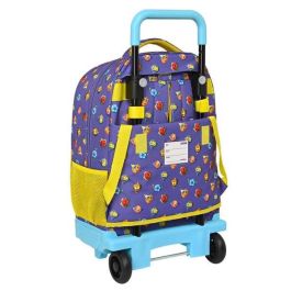 Mochila Escolar con Ruedas SuperThings Guardians of Kazoom Morado Amarillo (33 x 45 x 22 cm) Mochila Escolar con Ruedas SuperThings Guardians of Kazoom Morado Amarillo (33 x 45 x 22 cm)