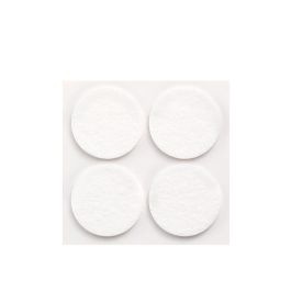 Inofix Plasfix - Pack 4 fieltros blancos sintéticos adhesivos Ø38mm, lana acrílica, protección suelo y silencio Precio: 1.79000019. SKU: S7905572