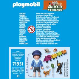 Playmobil 71951 Tren Locomotora Animales & Friends, Viaje Educativo para Niños, 21 Piezas, +4 Años