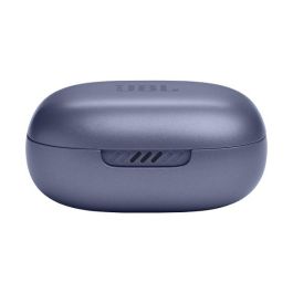 JBL LIVE Flex Auriculares Inalámbricos Bluetooth 5.3 con Cancelación Activa de Ruido (ANC), IP54, 40h Batería, Azul