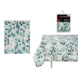 Mantel Loneta Antimanchas Kinvara 140x180 cm Azul Turquesa - 70% Algodón 30% Poliéster (6 Unidades) Precio: 75.99000013. SKU: S3609861