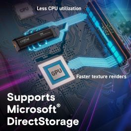 Crucial Disco Duro Interno SSD 4TB M.2 2280 PCIe 4.0 x4 NVMe - 7000 MB/s Lectura, 6900 MB/s Escritura Crucial Disco Duro Interno SSD 4TB M.2 2280 PCIe 4.0 x4 NVMe - 7000 MB/s Lectura, 6900 MB/s Escritura