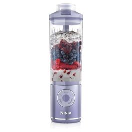 Ninja BC251 Blast Max Smoothie Maker Batidora de Vaso Portátil 570ml con Picahielos, 3 Velocidades, Color Lavanda, Modelo BC251EULD