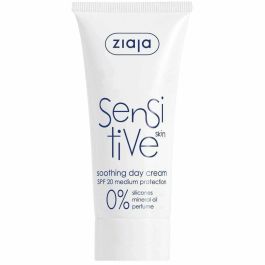 Ziaja SENSITIVE Crema Calmante de Día para Pieles Sensibles con SPF 20, Hidratante, 50 ml