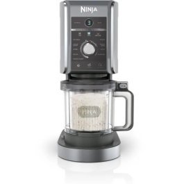 Ninja Heladera Creami Deluxe NC501EU, 10 Programas, Capacidad 709 ml y Hasta 2 L de Helado, Incluye 3 Recipientes