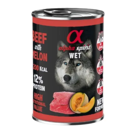 Alpha Spirit Spirit Canine Ternera Con Melon Lata 6x400 gr Precio: 16.5. SKU: B1FPW3S2YT