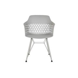 Silla Scandi DKD Home Decor Gris Claro 57 x 80.5 x 57 cm