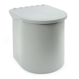 HERRAJES ALK Ring 1X10L. Cubo de Basura Automático de 10 Litros Color Gris con Tapa de Apertura por Sensor