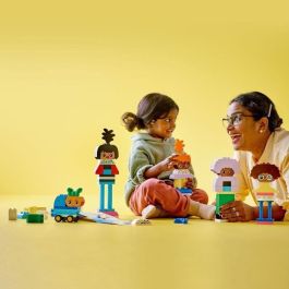 LEGO 10423 DUPLO My Town Personajes para Construir con Diferentes Emociones, Juguete con 71 Ladrillos con 5 Personajes