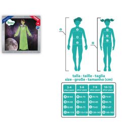 Disfraz Alien Verde Niño Infantil Túnica 3-4 Años Disfraz Alien Verde Niño Infantil Túnica 3-4 Años