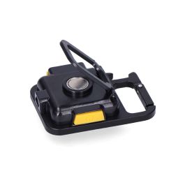 Edm Linterna Llavero Multifuncional COB 6W, Aluminio, IP44, 4 Modos Luz, 500lm Turbo, 45x21.5x62mm