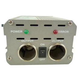 Htc Equipement Convertidor 15A 24/12V con Carcasa de Metal Ventilada y Protección de Polaridad Inversa (180W)