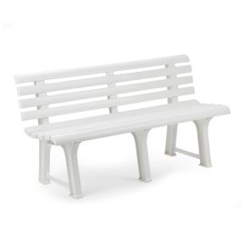 Ipae Progarden Banco de Jardín Orchidea Blanco Polipropileno 145x49x74 cm Precio: 73.50000042. SKU: S7901720