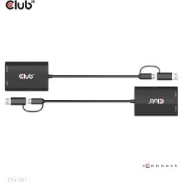 Club3D Adaptador USB Tipo C/A a HDMI y VGA