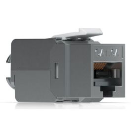 Ubiquiti Keystone Jack Cat6A - Conector Ethernet sin Herramientas, Pack de 12