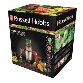 Russell Hobbs 23180-56 Extractor de Nutrientes NutriBoost 700W Acero Cepillado, 2 Cuchillas y Jarras 700/350ml Russell Hobbs 23180-56 Extractor de Nutrientes NutriBoost 700W Acero Cepillado, 2 Cuchillas y Jarras 700/350ml