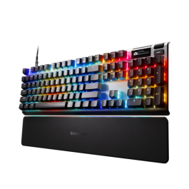 SteelSeries APEX PRO GEN 3 Teclado Mecánico Magnético para Gaming con Interruptores Magnéticos, Retroiluminación LED RGB y Teclado QWERTY Inglés de EE. UU. Negro Precio: 314.49999955. SKU: B13BHJPAJB