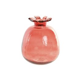 DKD Home Decor Jarrón Moderno de Cristal Granate 16 x 19 x 16 cm (4 Unidades) Precio: 62.50000053. SKU: B167VNPGW4