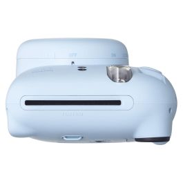 Fujifilm Instax Mini 12 Cámara Instantánea Azul Pastel con Prioridad Apertura AE y Espejo para Selfies - 86x54 mm