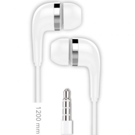 Pack 10 Auriculares Intrauditivos Tech One TEC2955/ con Micrófono/ Jack 3.5/ Blancos