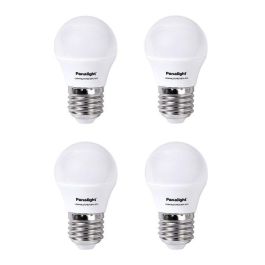Panasonic-Panalight LDGHV5L27CFE272EPL-ECO-4x Lámpara LED Esférica Frost E27 4W 2700K Pack de 4