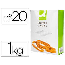 Q-connect Gomillas Elasticas Numero 20 200 x 2 mm 1000 gr Precio: 14.49999991. SKU: B127NKE5WB