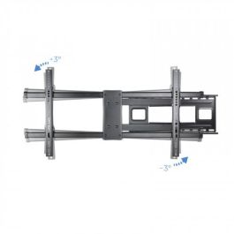 TooQ LP4380XL-B Soporte de Pared Orientable Inclinable para TV 43-80 pulgadas 50kg VESA 200x200 a 800x400 Negro