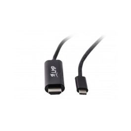 LMP Cable USB-C 3.1 macho a HDMI 2.0 hembra, 1.8m, para conectar Mac a Monitor/HDTV/Proyector y compartir fotos y vídeos