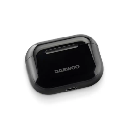 Daewoo Auricular TWS Bluetooth 5.3 con Estuche de Carga USB Tipo-C, 500mAh, Color Negro Precio: 21.49999995. SKU: B15ZDHV9AN