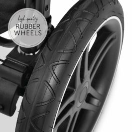 HAUCK HAU4007923148549 Cochecito Todoterreno Rapid de 3 Ruedas con Plegado Rápido con una Mano - Negro