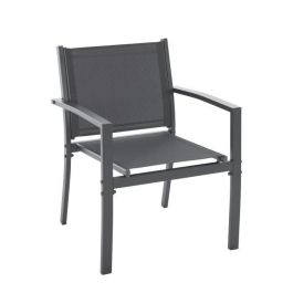 SALONCEBUGF Estructura de Acero para Jardín, 4 Personas, Gris