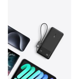 Anker A1388G11 PowerBank 10.000 mAh 22,5W con 1x USB-A y 1x USB-C para Teléfonos/Tabletas/Portátiles, Color Negro