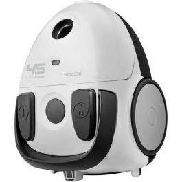 Aspirador de bidón con bolsa - SENCOR - SVC 45WH-EUE3 - Motor ECO 850 W - 79 dBA - 1,5 L - Blanco