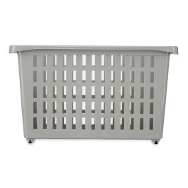 Organizador Plastico Armario Con Ruedas Gris Kipit 17X26CM (12 Unidades) Organizador Plastico Armario Con Ruedas Gris Kipit 17X26CM (12 Unidades)