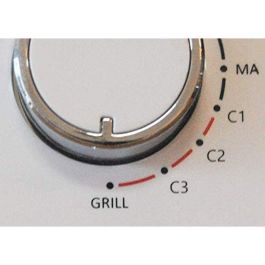 Grill Flama 1884FL Blanco 1000 W 700 W 20 L