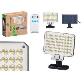 Ibergarden Lampara Solar LED 400 Lm, Luz Blanca Fria, con Sensor de Movimiento y Resistencia IP44, Color Negro o Plata (Set de 6) Precio: 52.89000024. SKU: B1D4NCE3N2