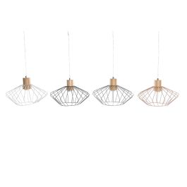 DKD Home Decor Lámpara de Techo Urban Pack 4 Unidades E27 50W Metal Pino Colores Surtidos 34x34x21 cm Precio: 105.78999992. SKU: S3040141