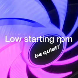 be quiet! LIGHT WINGS LX Ventilador PWM de Alta Velocidad 140mm Triple-Pack RGB Negro para PC (30.5 dB, 1800 RPM)