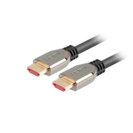 Lanberg CA-HDMI-30CU-0010-BK Cable HDMI Macho-Macho v2.1 1m 48 Gbps 8K Chapado en Oro Negro Plata Precio: 9.5000004. SKU: S5609287