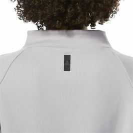 Sudadera sin Capucha Mujer Reebok Training Supply Crew Gris claro