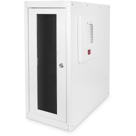 Digitus PC Schrank para Computergehäuse con Puerta de Cristal, Incluye Ventilador y Ruedas, Color Gris RAL 7035 Precio: 289.49999958. SKU: B165CZ799K