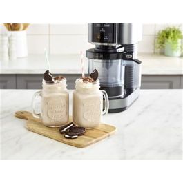Ninja NC300EU Heladera 6 programas 800W 473 ml para helados gourmet, sorbetes, helados de yogur y batidos con One Touch Intelligence