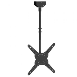 Approx appSTT01 Soporte de Techo Inclinable para TV 17-55" hasta 40kg, VESA 75x75 a 400x400, Altura Ajustable