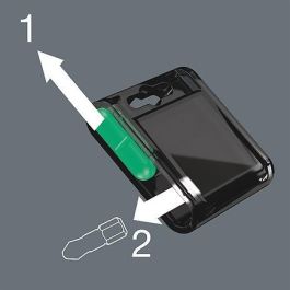 Wera 20 TX - Bit-Box con 20 Puntas Magnéticas Torx para Atornillador en Caja de Transporte