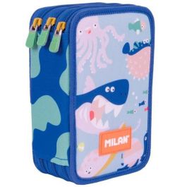 Milan Plumier 3 Pisos Con Contenido 49 Piezas para Material Escolar Serie Especial Blue Odyssey Fauna Marina Precio: 25.5899996. SKU: B17VJQTHAV