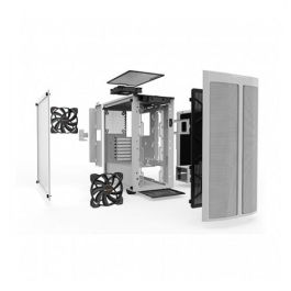 be quiet! Pure Base 500DX Midi Tower Blanco con Iluminación RGB y Panel de Vidrio Templado